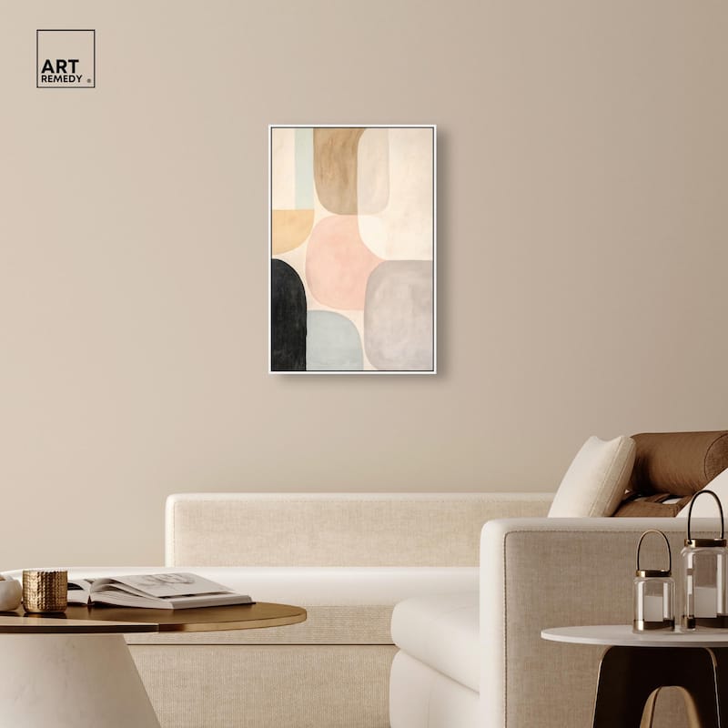 Soft Cubism II Canvas by Art Remedy