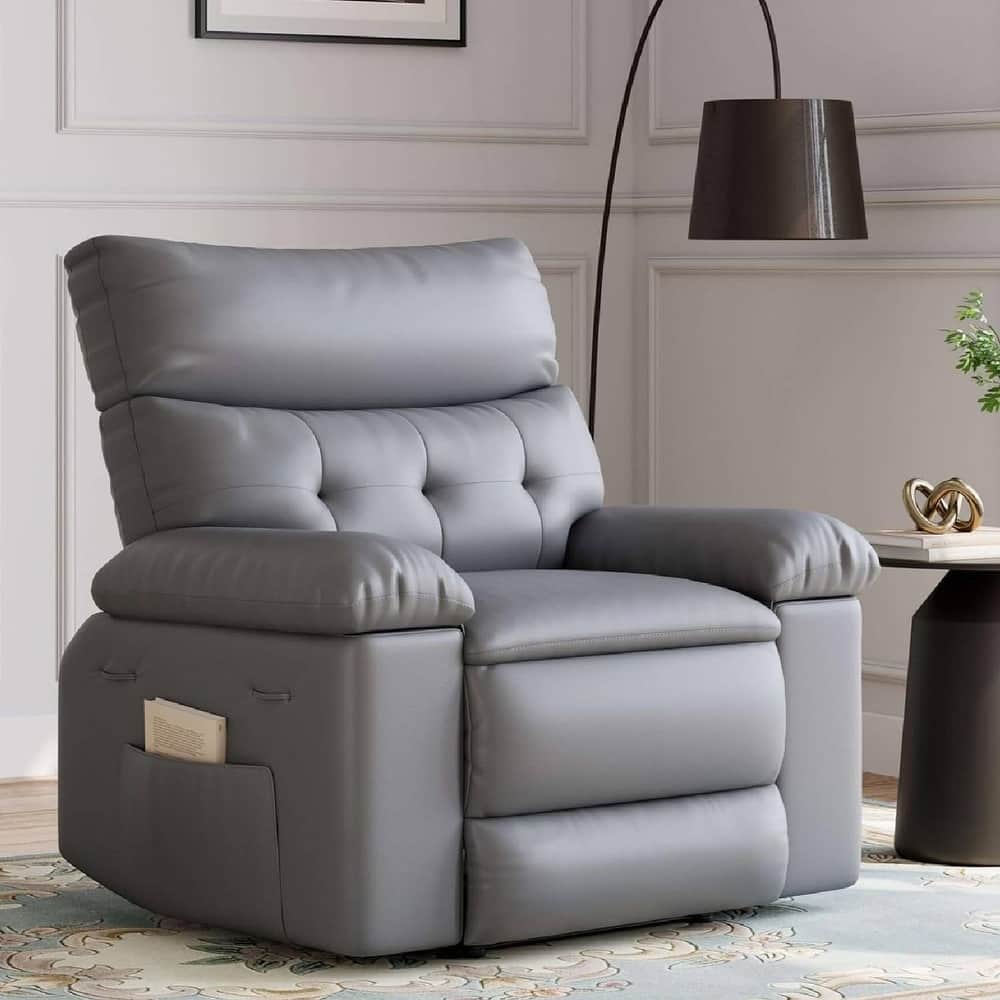 Oversized Rocker Swivel Recliner Chair, Lazy Sofa Chair for Living Room, Outdoor