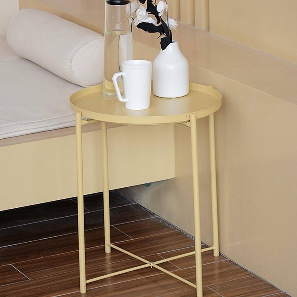 Tray Metal End Table