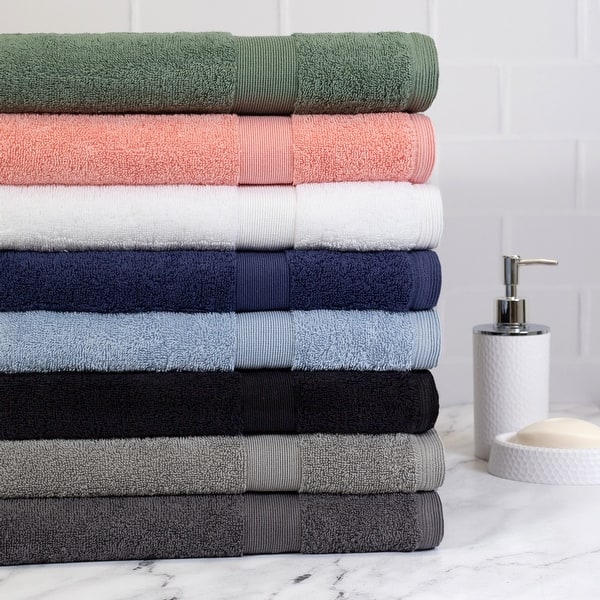 slide 1 of 33, Hyped Rocklane 10 Piece Bath Towel Set in Blue - N/A