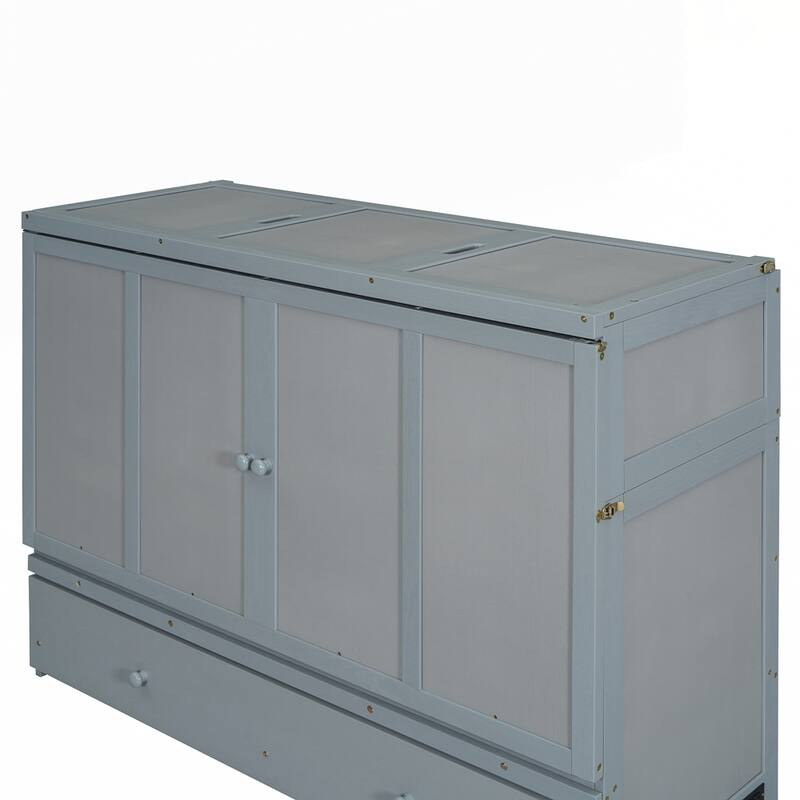 Murphy Bed with USB Port and a Large Drawer