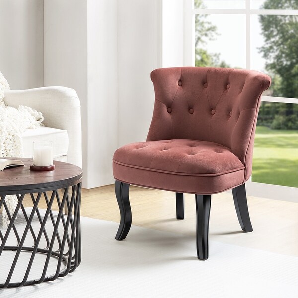 Christi Upholstered Tufted Wingback Accent Chair by HULALA HOME On Sale Bed Bath Beyond 32841641