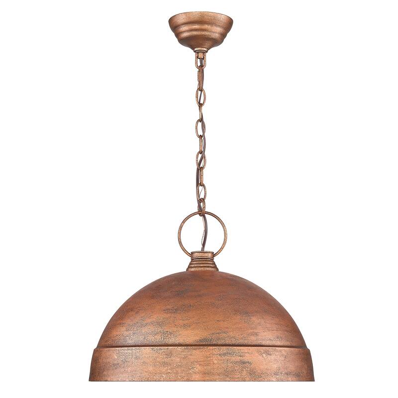 Lincoln 1 Light Pendant - Vintage Copper