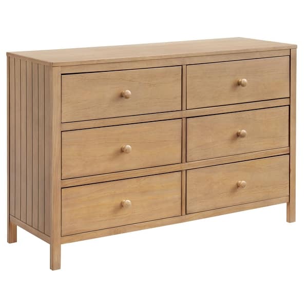 slide 2 of 3, Soho Baby Everlee 6 Drawer Dresser Honey Wood Honey Wood