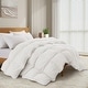 preview thumbnail 64 of 72, Medium Warmth All Season 600 Fill Power White Goose Feather Down Comforter Duvet Insert