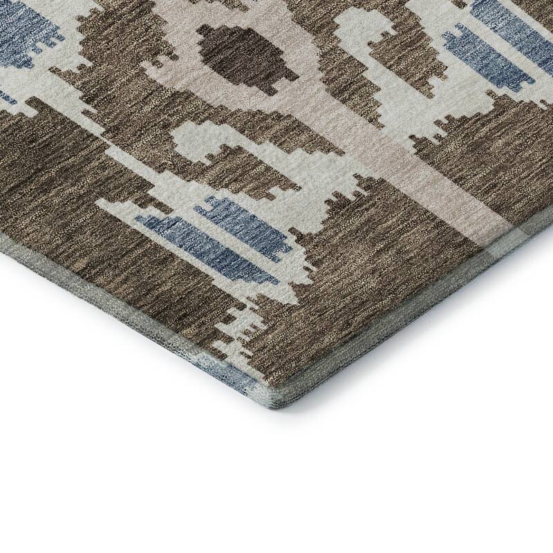 Premium Washable Super Soft Boho Ikat Mayfield Rug