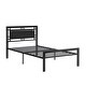 preview thumbnail 5 of 12, Twin Metal Bed Sturdy System Metal Bed Frame, Modern Style