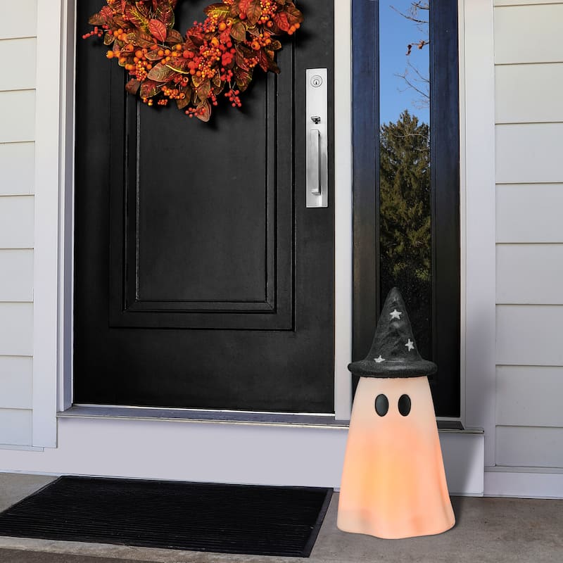 20" LED Battery Operated Timer Outdoor Ghost