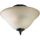 preview thumbnail 1 of 1, Forte Lighting 2 Light 13" Wide Semi-Flush Bowl Ceiling Fixture with
