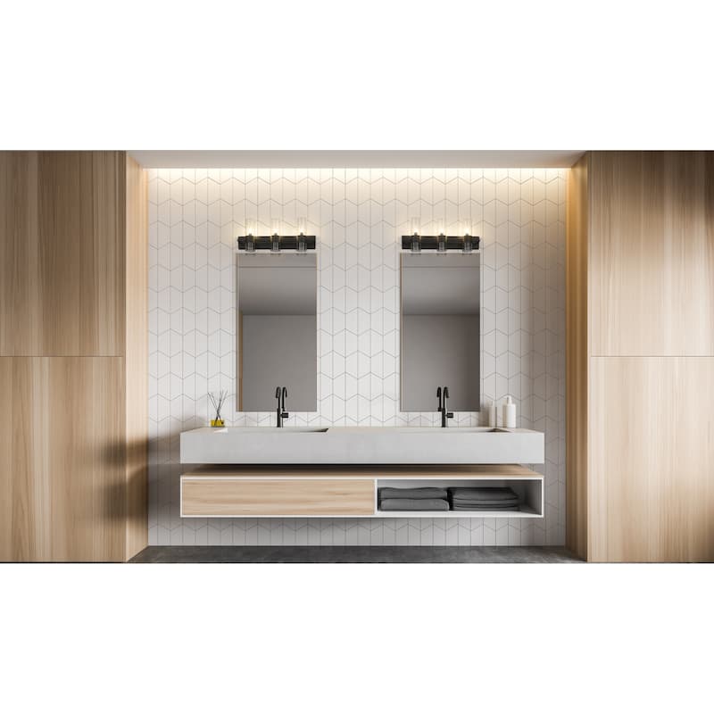 Lawson 3 Light 25 inch Matte Black Vanity Light