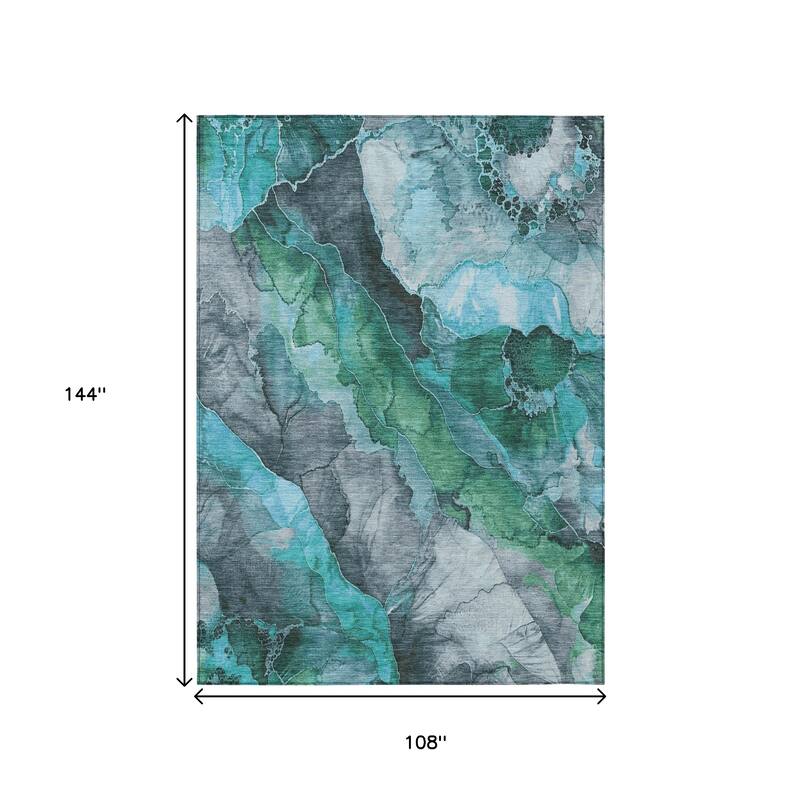 HomeRoots Floral Transitional Rectangle Outdoor Rug