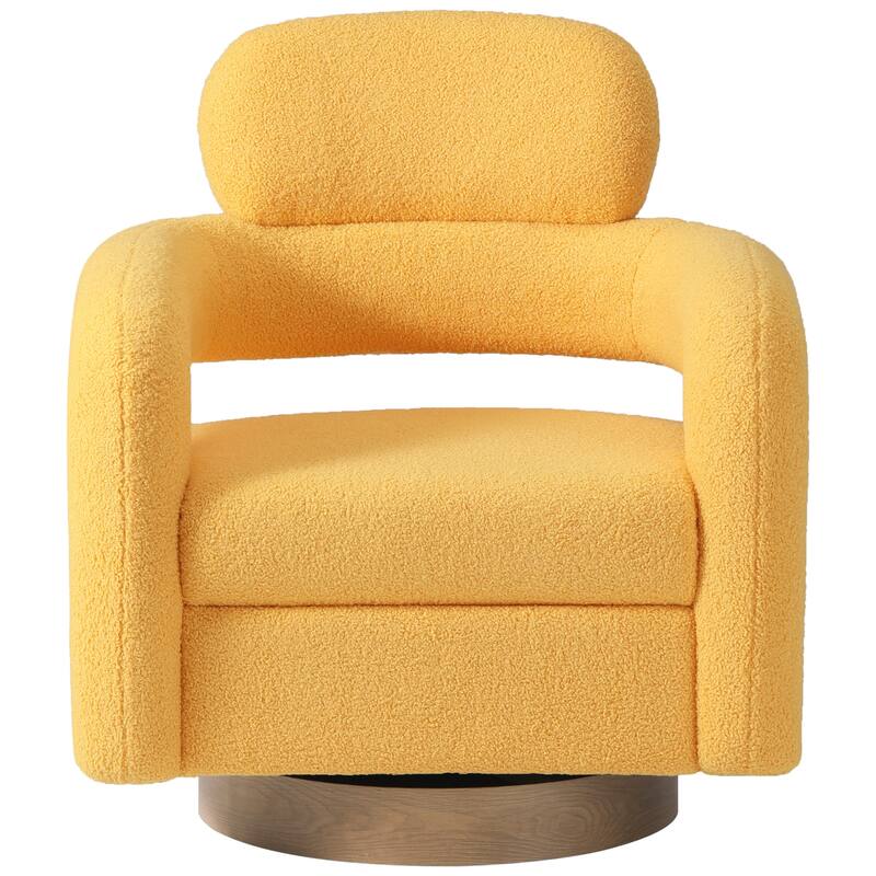 Bayville 29" Wide Sherpa Swivel Chair (Set of 2)