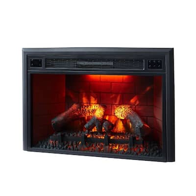 35 in. Ventless Electric Fireplace Insert