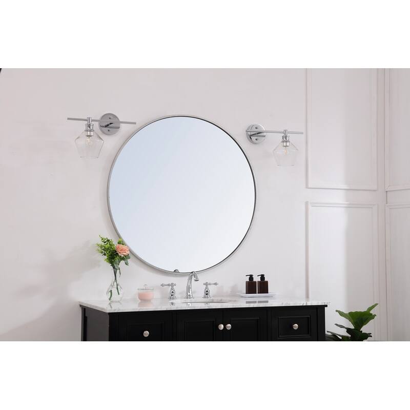 Gerald 1-Light Glass Right Wall sconce - 14.7/10.2 - 14.7/10.2