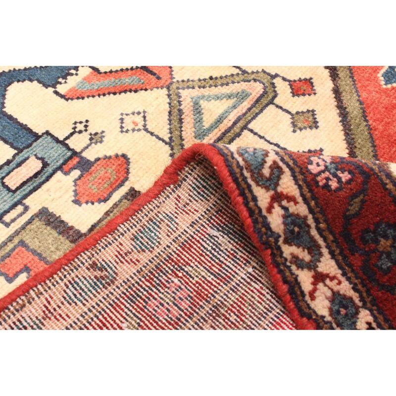 ECARPETGALLERY Hand-knotted Anadol Red Wool Rug - 3'5 x 7'0