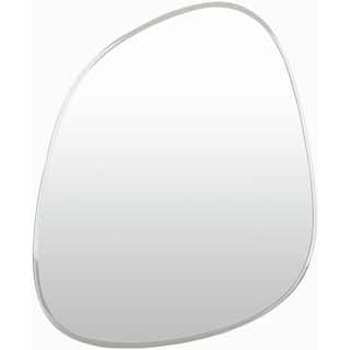 Kane Abstract Shape Frameless Beveled Wall Mirror - 31"H x 23"W x 0.3"D
