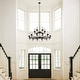 preview thumbnail 12 of 29, Modern Black Farmhouse Chandelier Dining Room Light Fixture Over Table Industrial Lighting for Living Room Foyer Kitchen