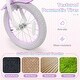 preview thumbnail 5 of 8, Gymax 16'' Kids Bike w/Training Wheels Hand Coaster Brakes Adjustable - Purple