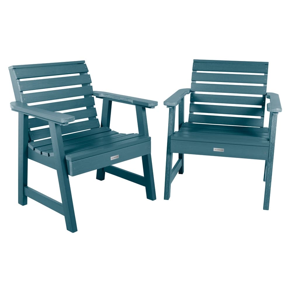 HIGHWOOD Weatherly Garden Chairs Set of Two