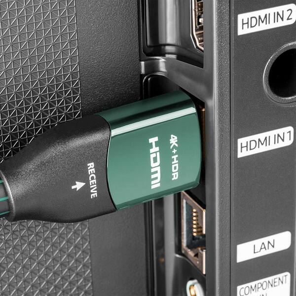 Shop Audioquest Forest Active Hdmi Cable 32 8 Ft 10m Green Overstock 18955980