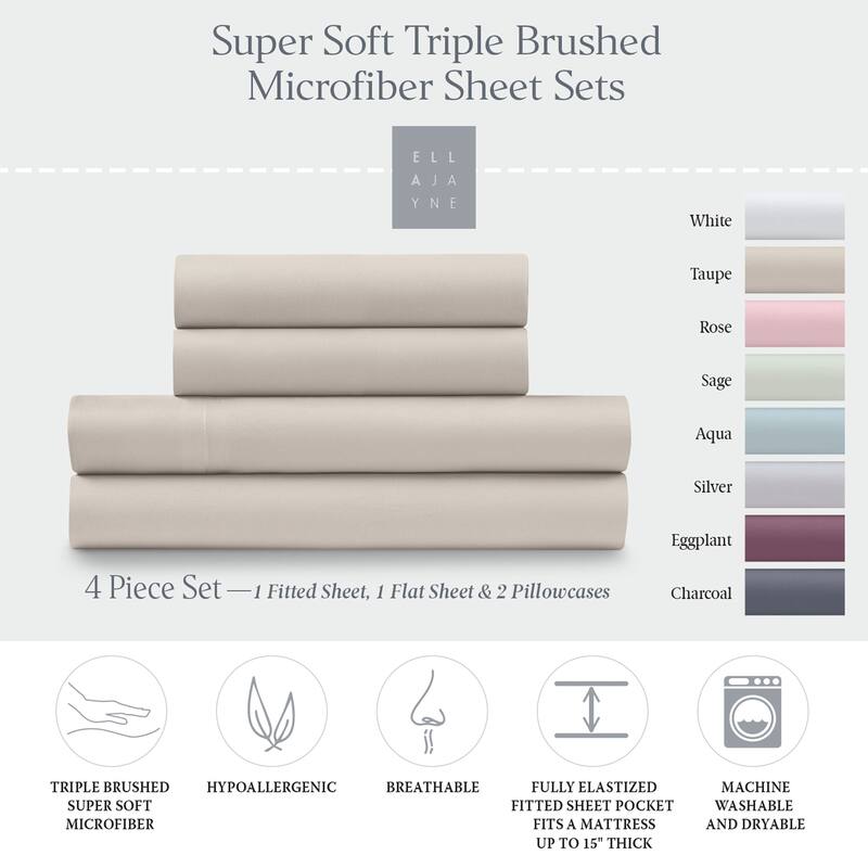 Ella Jayne Cozy Touch Sheets