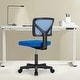 preview thumbnail 3 of 44, Office Computer Desk Chair with Wheels, Ergonomic Low-Back Mesh Rolling Work Swivel Chairs, Armless Comfortable Lumbar Support