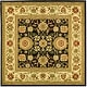 preview thumbnail 27 of 95, SAFAVIEH Lyndhurst Ambrogina Traditional Area Rug 10' x 10' Square - Black/Ivory