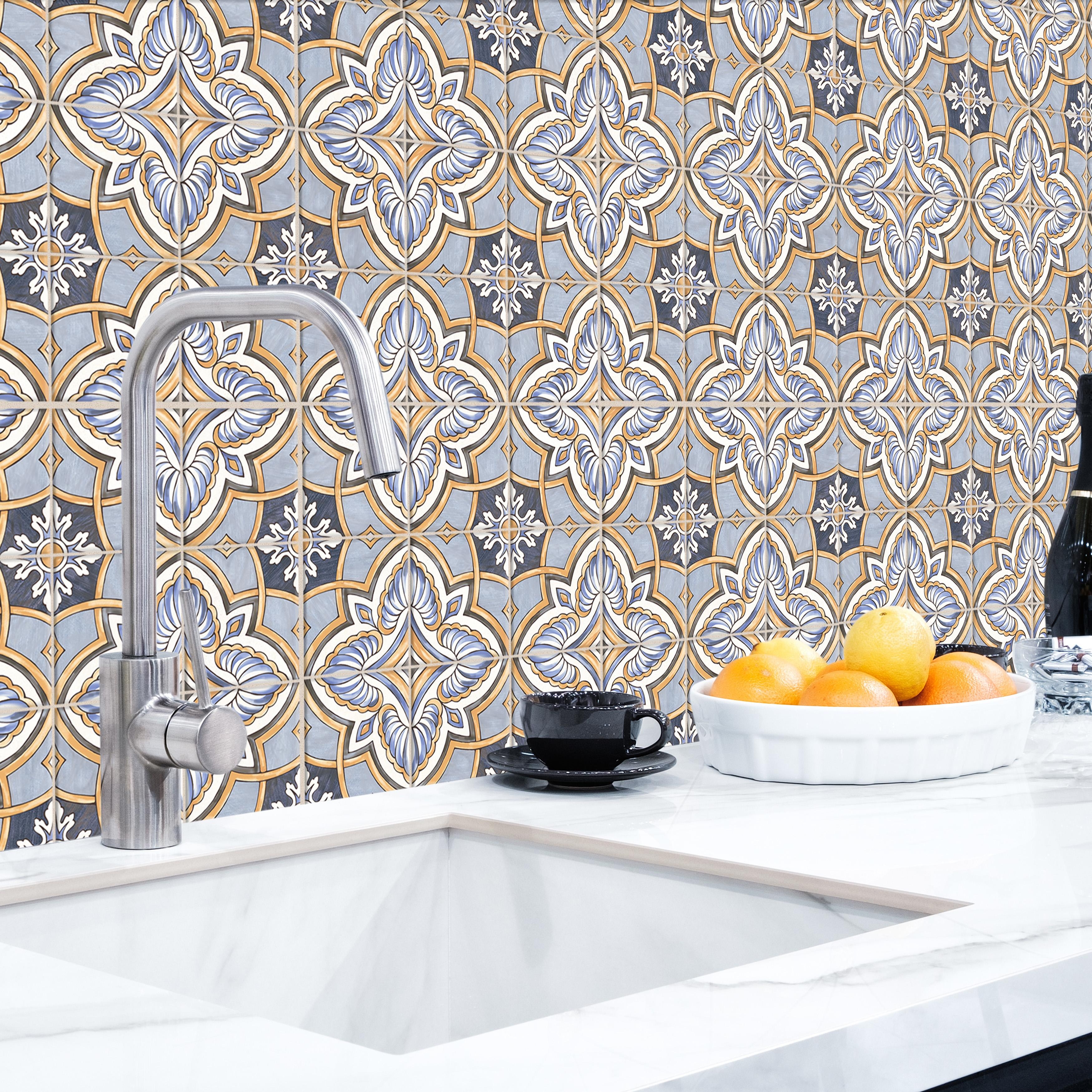 Merola Tile Harmonia Grove Blue 13