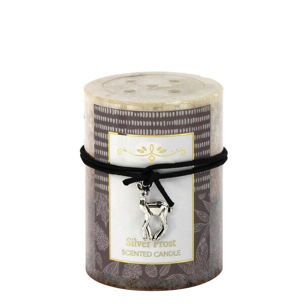 Silver Frost Scented Candle 3X4