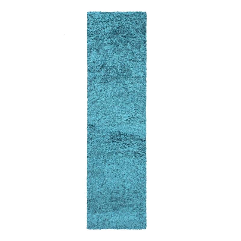 Superior Hand-tufted Plush Solid Shag Indoor Area Rug