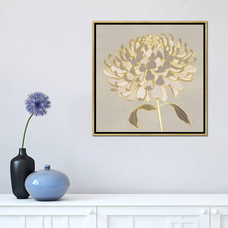 iCanvas "Sarah's Garden Gatsby IV" by Sarah Adams Framed