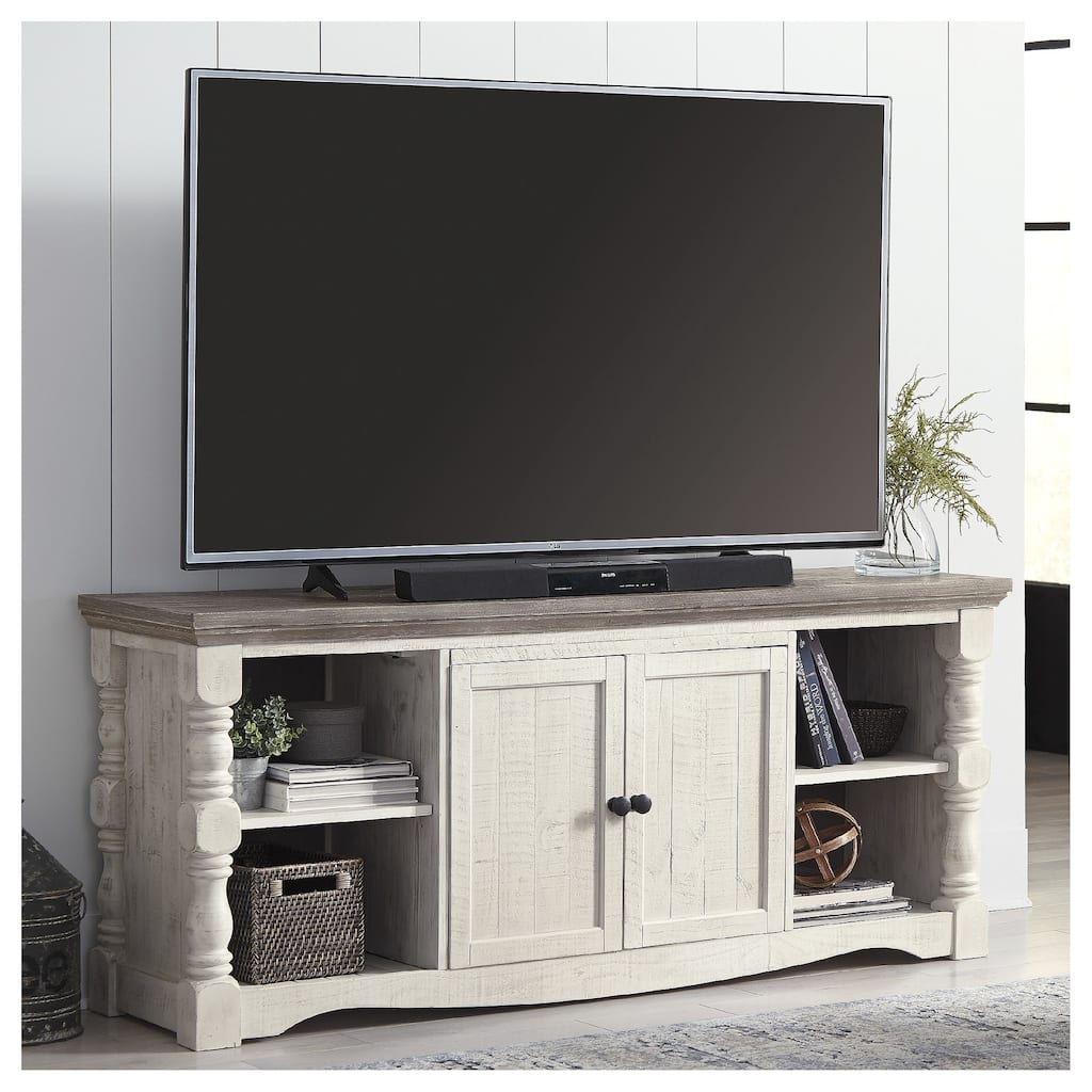 Signature Design by Ashley Cedar Hollow Two-tone Extra Large TV Stand
