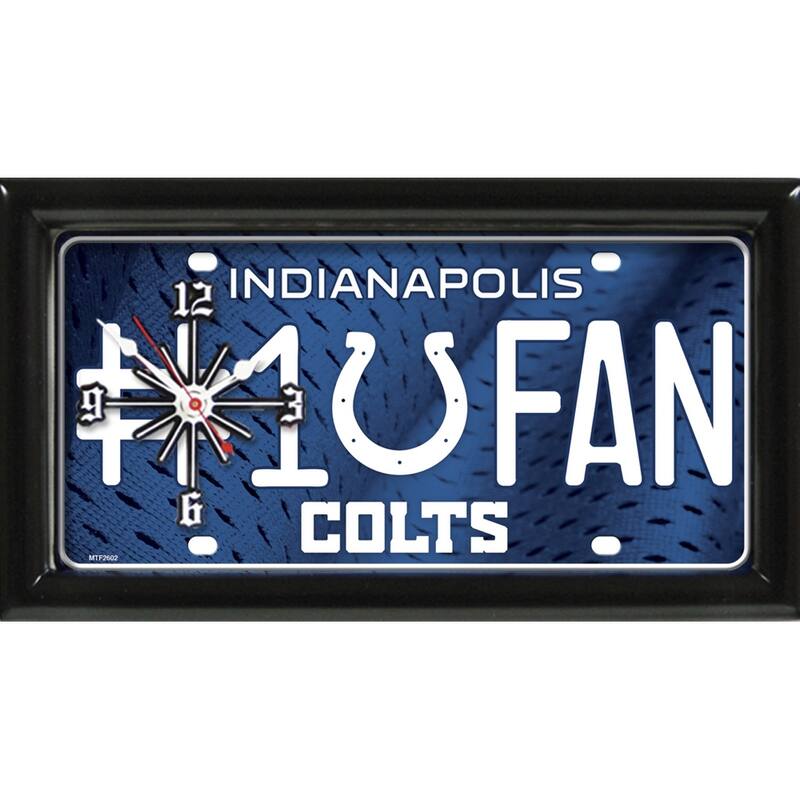 Indianapolis Colts Clock