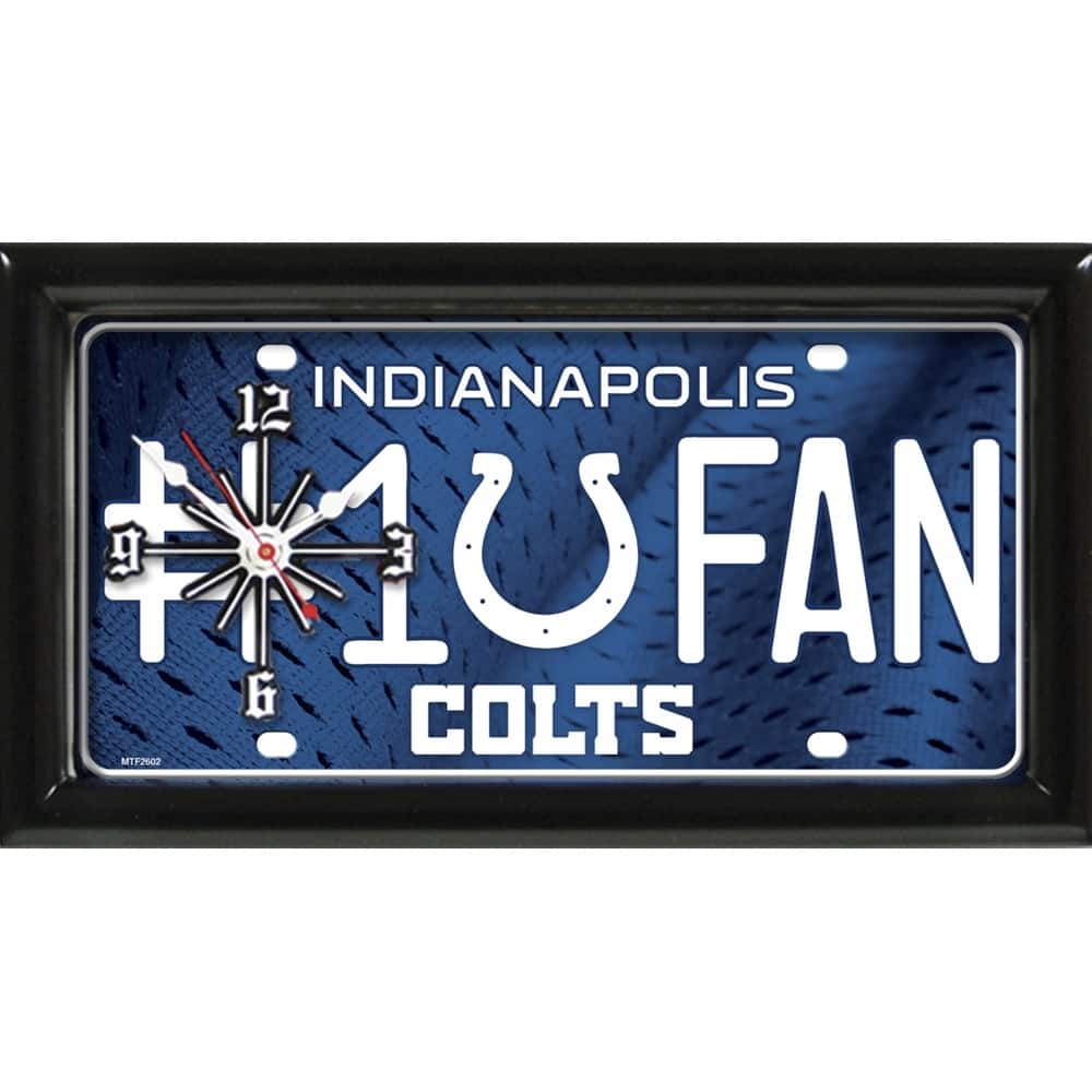 Indianapolis Colts Clock