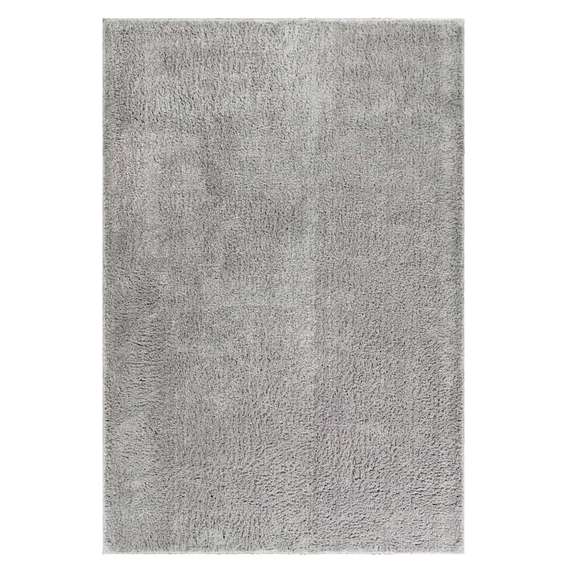 Superior California Shag Solid Plush Non-Slip Indoor Runner or Area Rug