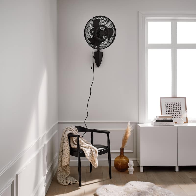 Kichler Lighting Pola Collection 18-inch Satin Natural Bronze Wall Fan