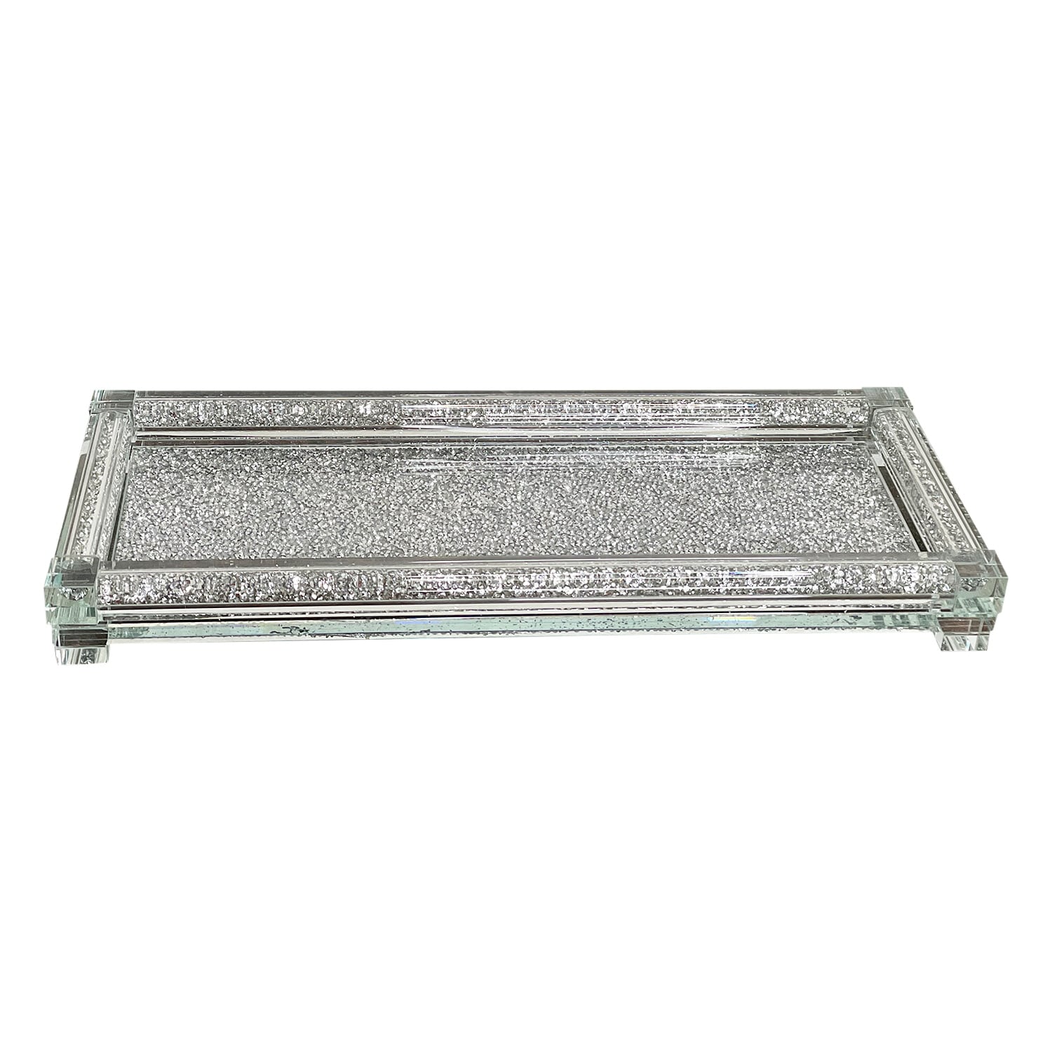 Large glass sales tray