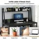 preview thumbnail 39 of 39, 47" Computer Desk with Hutch and Bookshelf