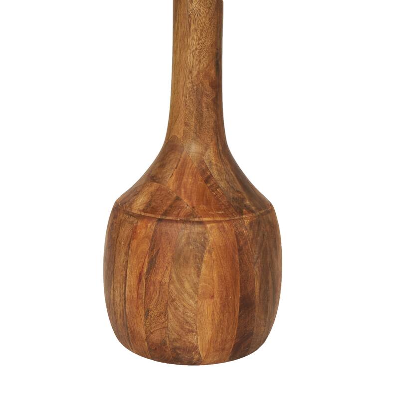 Brown Mango Wood Handmade Accent Table with Elevated Bases (Set of 3)