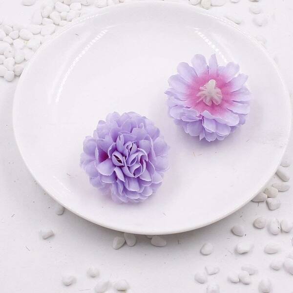 Shop 2pcs Lot 5 Cm Small Artificial Cloth Carnation Handmade