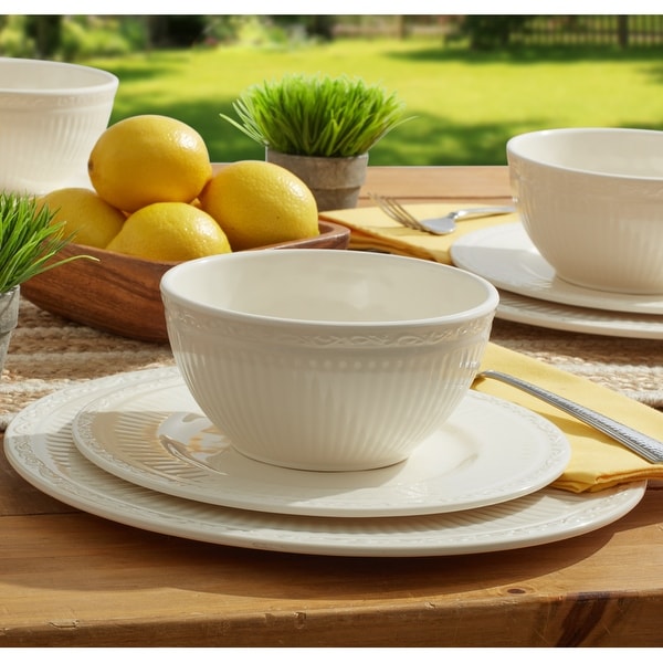 Mikasa Italian Countryside 12-Piece Melamine Dinnerware Set - N/A