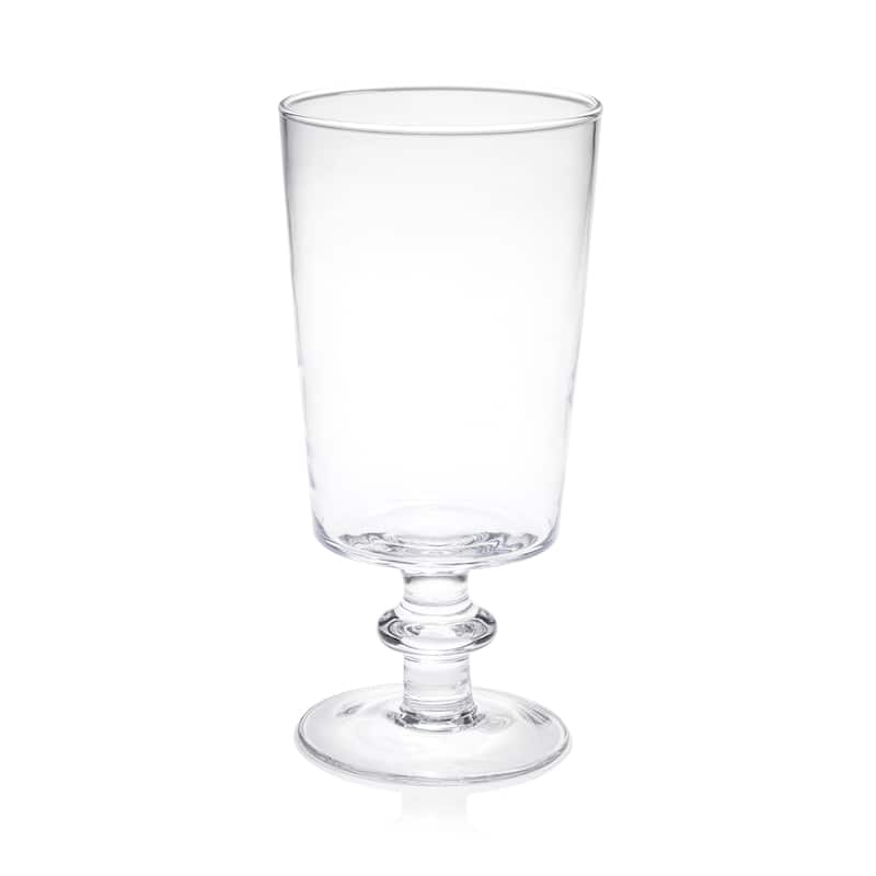 Palmilla Mouth Blown Glass Hurricane - 5.25" x 10.75"