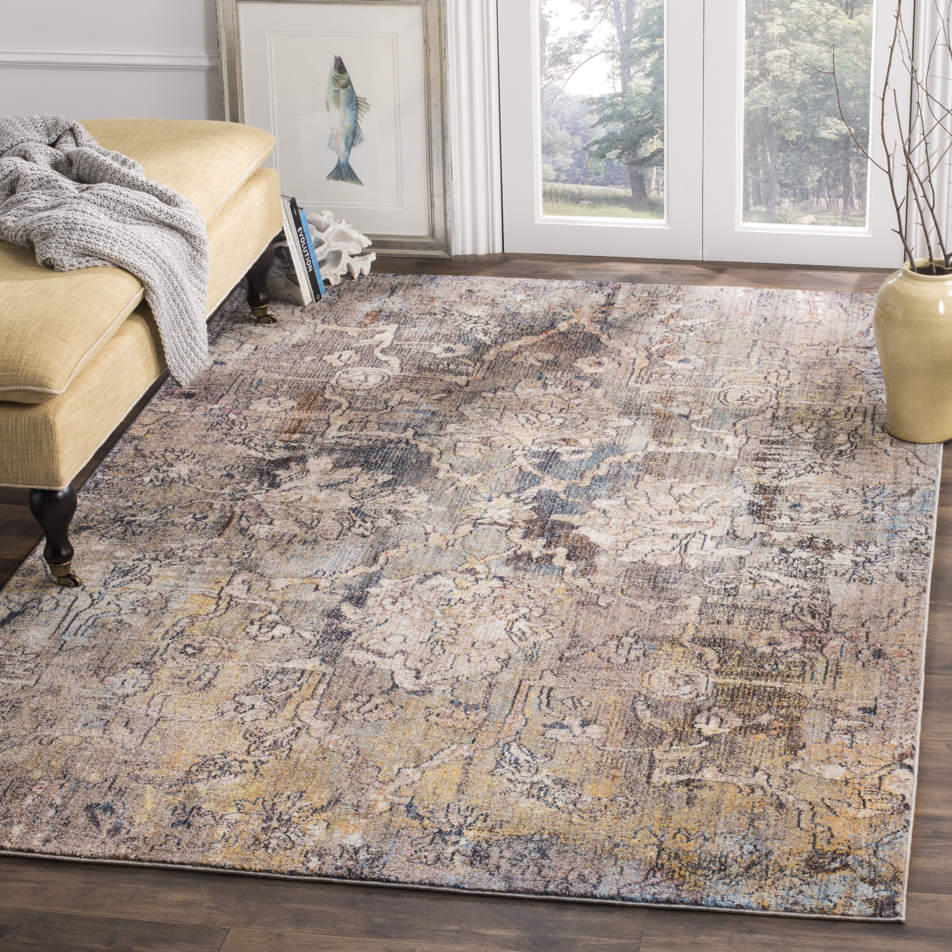 SAFAVIEH Bristol Tomita Vintage Boho Oriental Polyester Rug