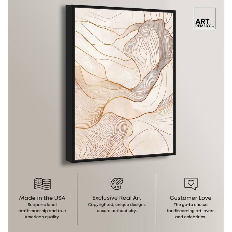 Contoured Reverie II Canvas by Art Remedy