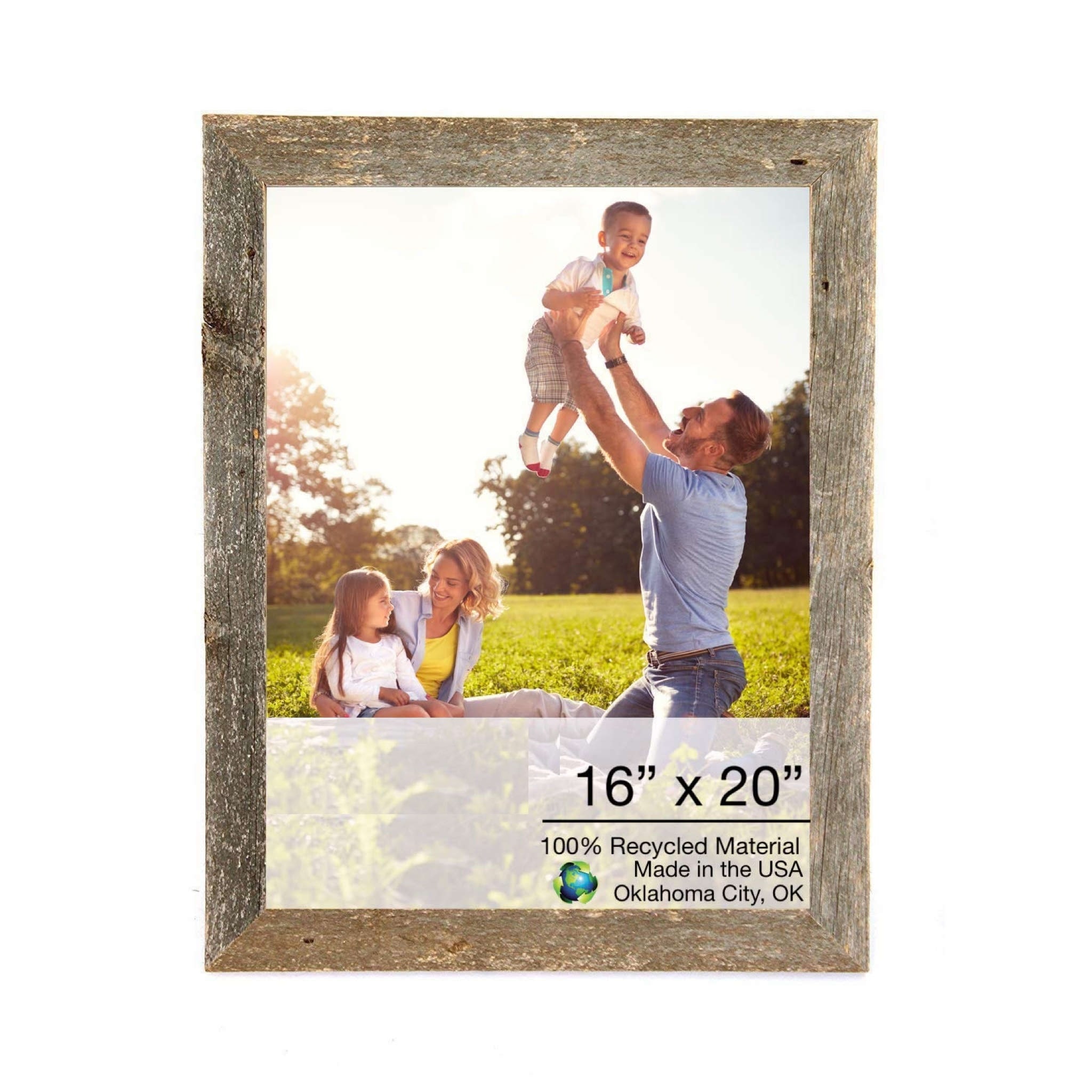 19 X23 Natural Weathered Grey Picture Frame 19x23