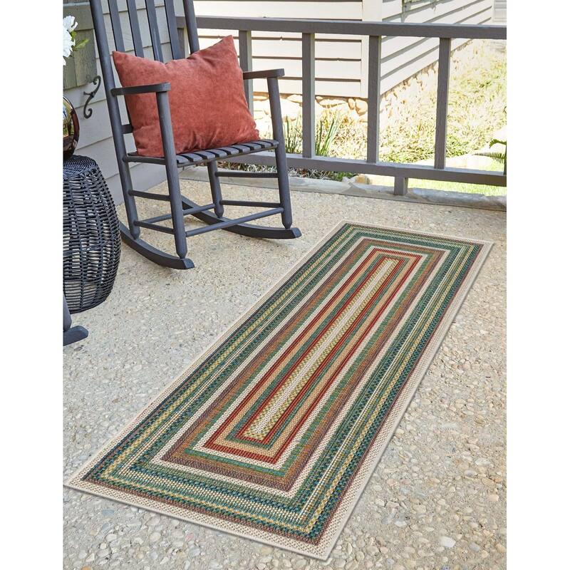 Outdoor Atelier Collection Area Rug - Multi - 2'x7'10"