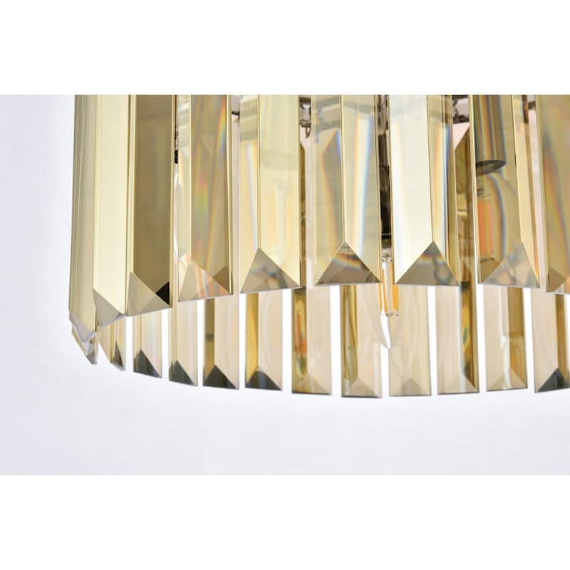 Royce Edge 3-Light Polished Nickel Pendant