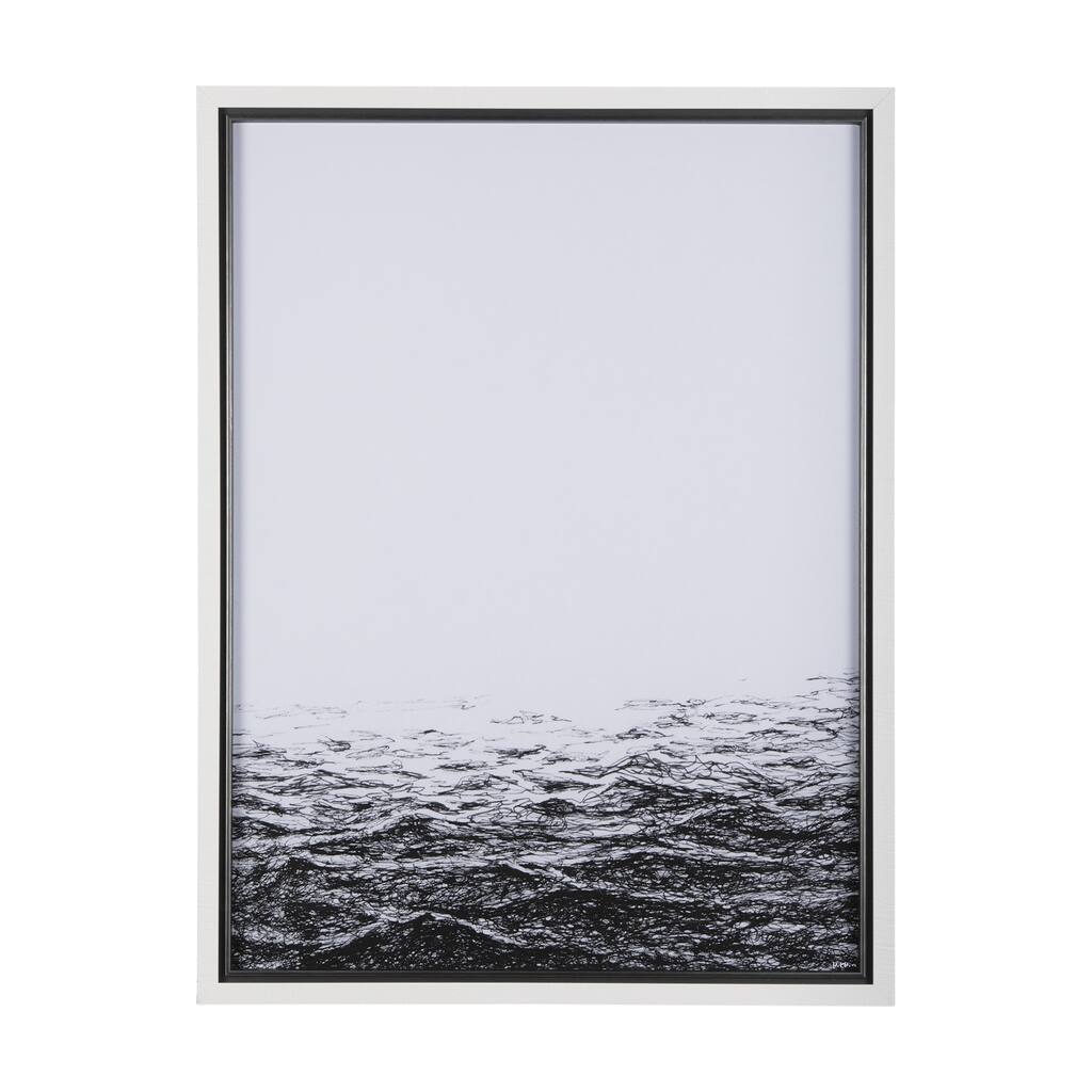 Running on Waves I Framed Art Print