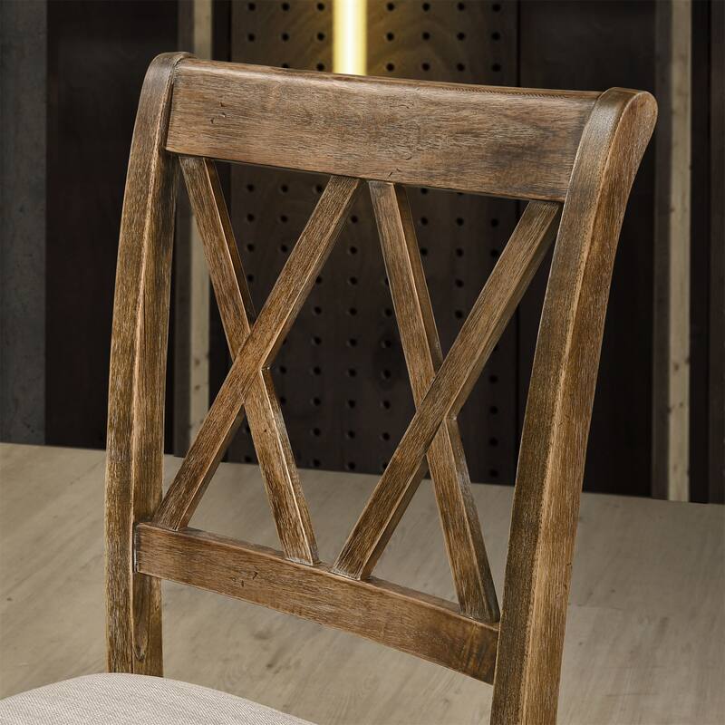 Set of 2 Fabric Upholstered Dining Chair