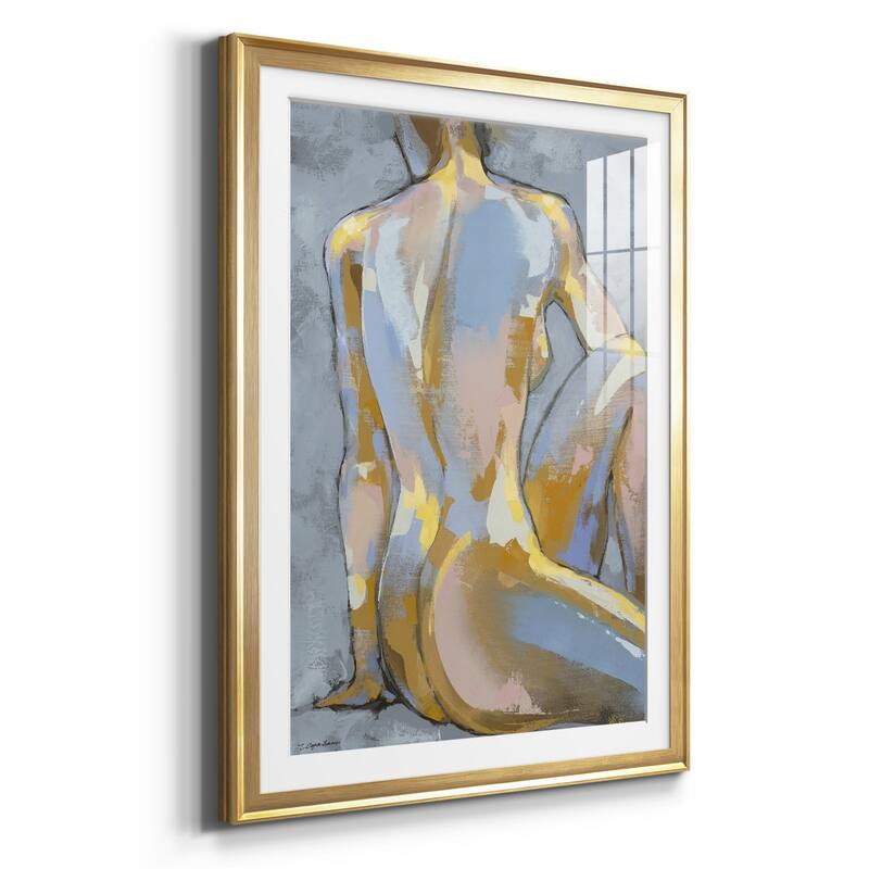 Grey Maiden II Premium Framed Print - Ready to Hang
